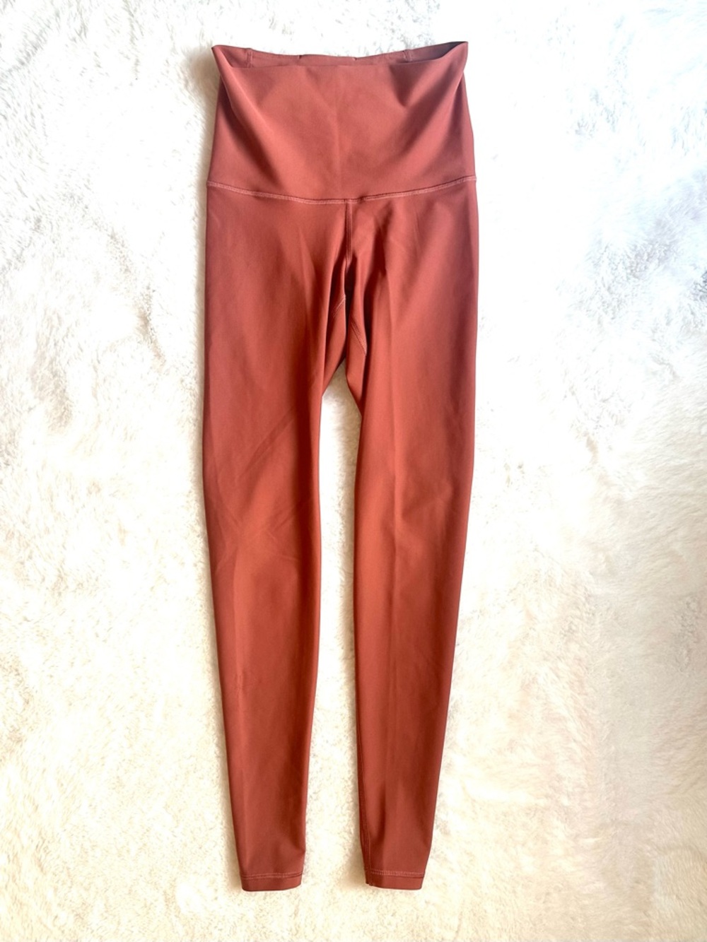 OLD NAVY ACTIVE Go Dry High Waist Leggings Rust Rose Workout Yoga Athleisure XS